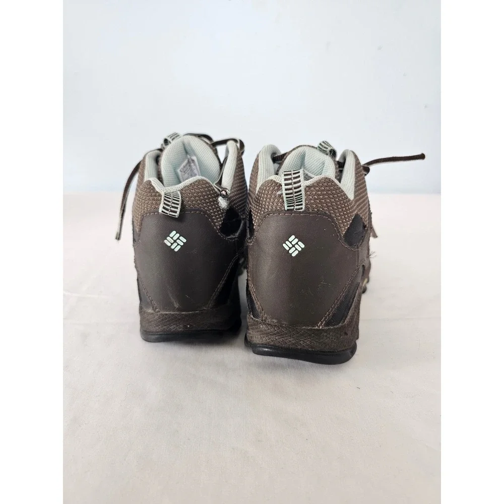 Gorpcore Columbia Hiking Boots Kids Youth 2 Brown Omni-Grip BY3163-231 Rugged